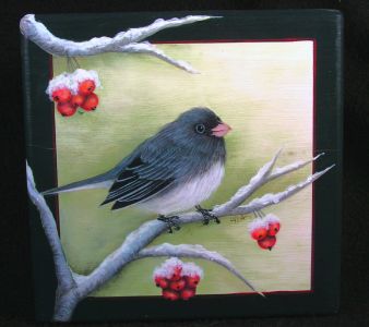 Dark-Eyed Junco Acrylic e-Packet